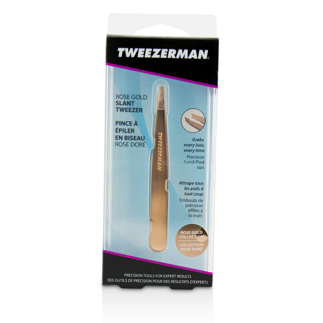 Rose gold slant tweezer